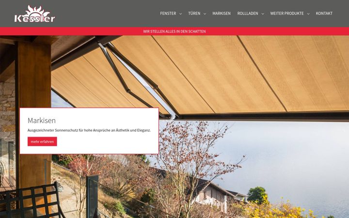 Screenshot of kessler-montagebau.de