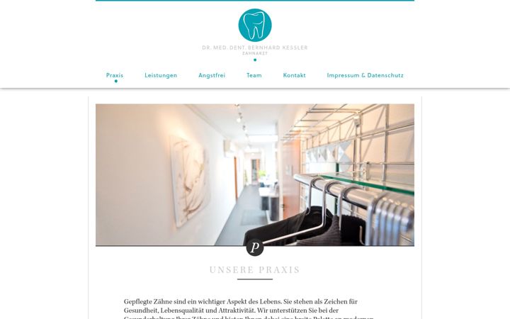 Screenshot of kessler-zahnarzt.de