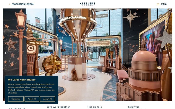 Screenshot of kesslers.com
