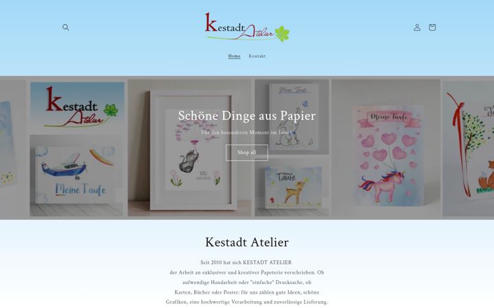 Screenshot of kestadt-atelier.de