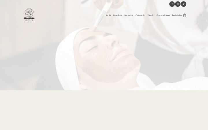 Screenshot of kesteticavalencia.com