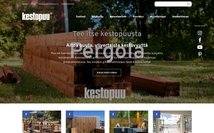 Screenshot of kestopuu.fi