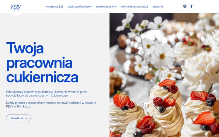 Screenshot of kesylodz.pl