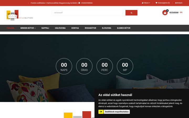 Screenshot of keszbutor.hu
