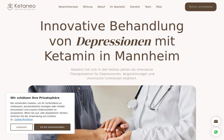 Screenshot of ketaneo.de