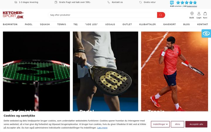 Screenshot of ketcher-sport.dk
