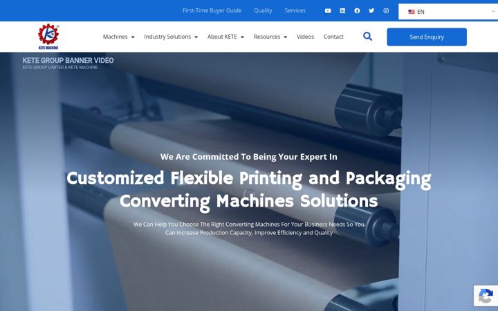 Screenshot of ketegroup.com