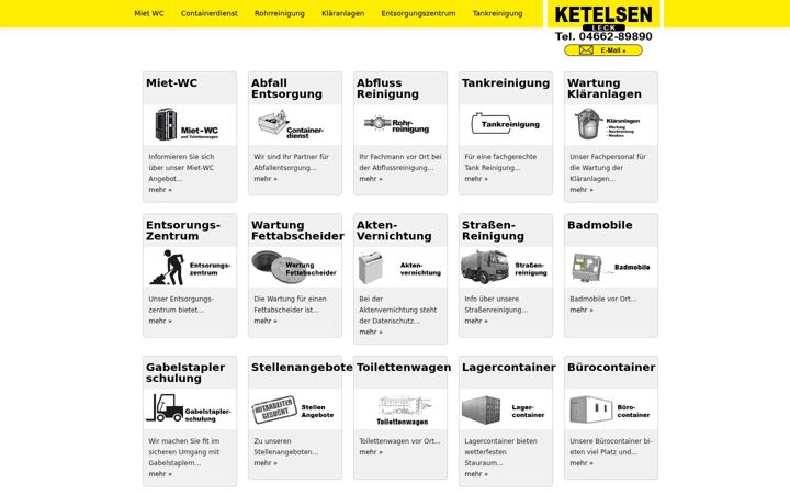 Screenshot of ketelsen-leck.de