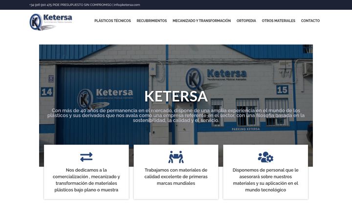 Screenshot of ketersa.com