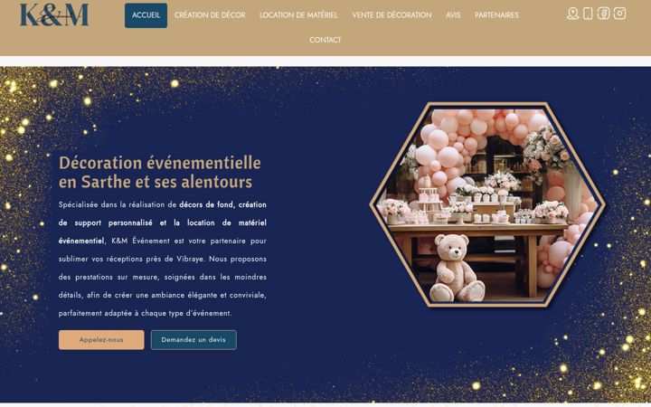 Screenshot of ketm-evenement.com