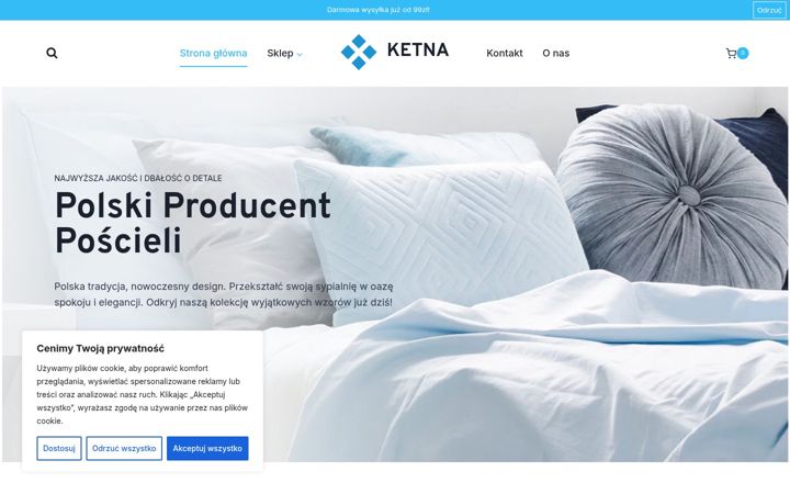 Screenshot of ketna-posciele.pl