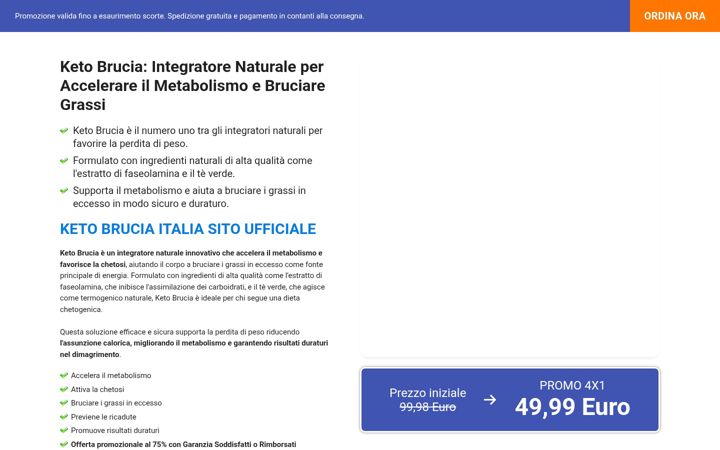Screenshot of ketobruciaitalia.com