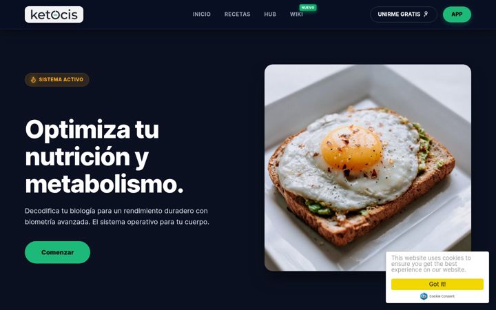Screenshot of ketocis.com
