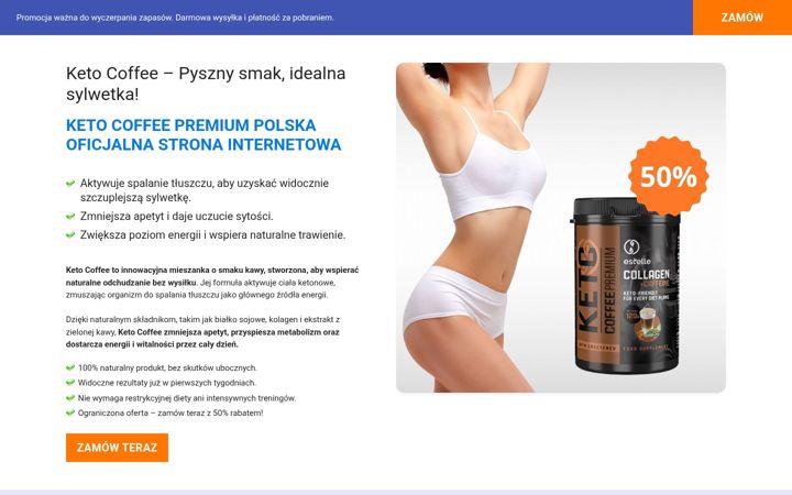 Screenshot of ketocoffeepolska.com