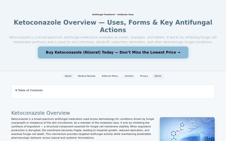 Screenshot of ketodermic.org