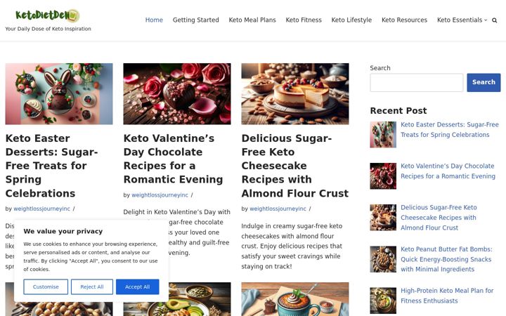 Screenshot of ketodietdeli.com