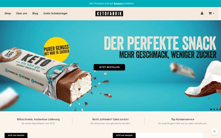Screenshot of ketofabrik.com