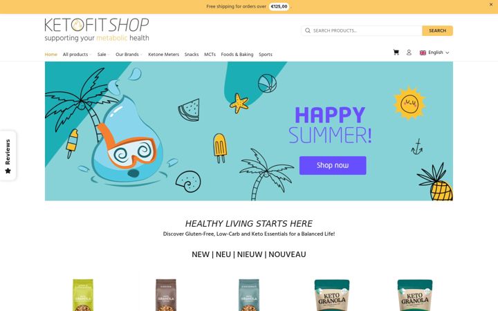 Screenshot of ketofitshop.com