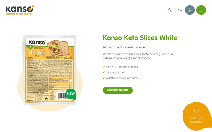 Screenshot of ketoslices.it