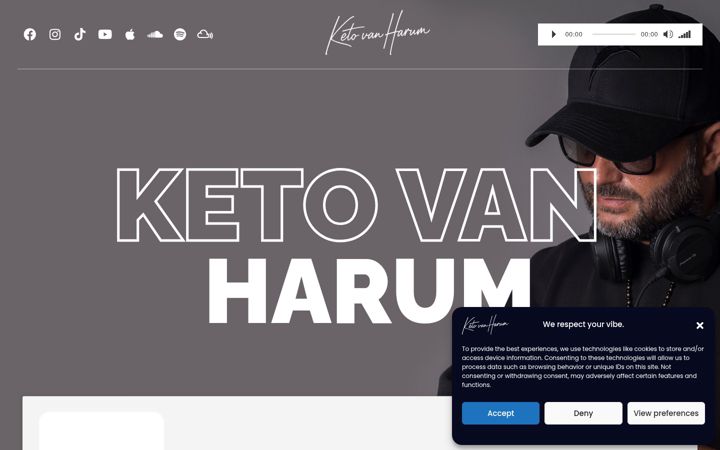 Screenshot of ketovanharum.com
