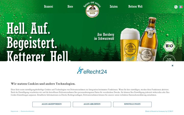 Screenshot of kettererbier.de