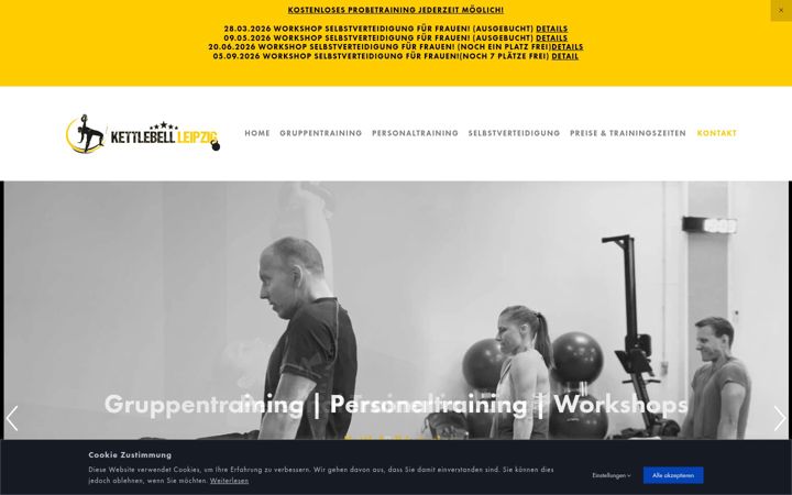 Screenshot of kettlebell-leipzig.de