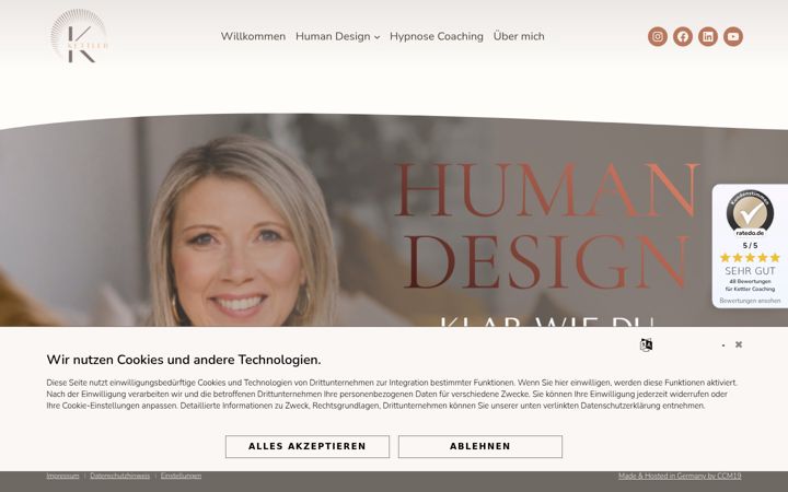 Screenshot of kettlercoaching.de