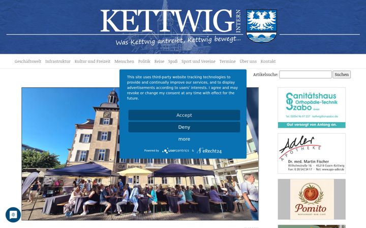Screenshot of kettwig-intern.de