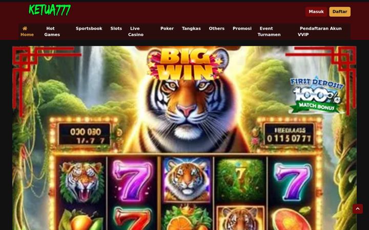 Screenshot of ketua777slot.com