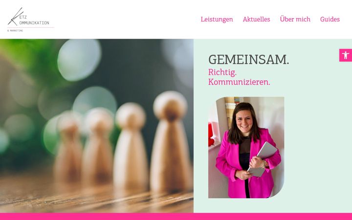 Screenshot of ketz-kommunikation.de