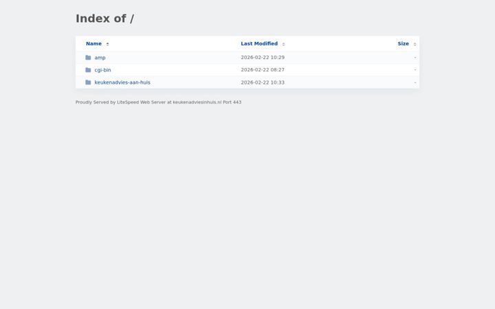 Screenshot of keukenadviesinhuis.nl
