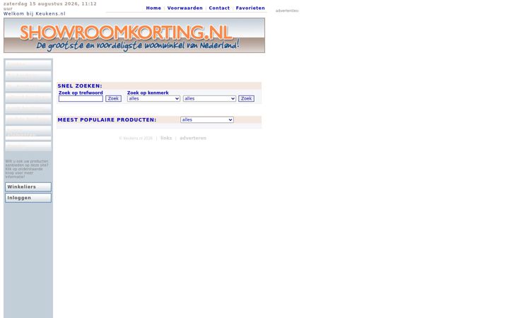 Screenshot of keukenkeukens.nl
