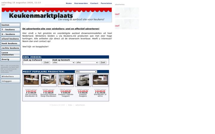 Screenshot of keukenportaal.nl