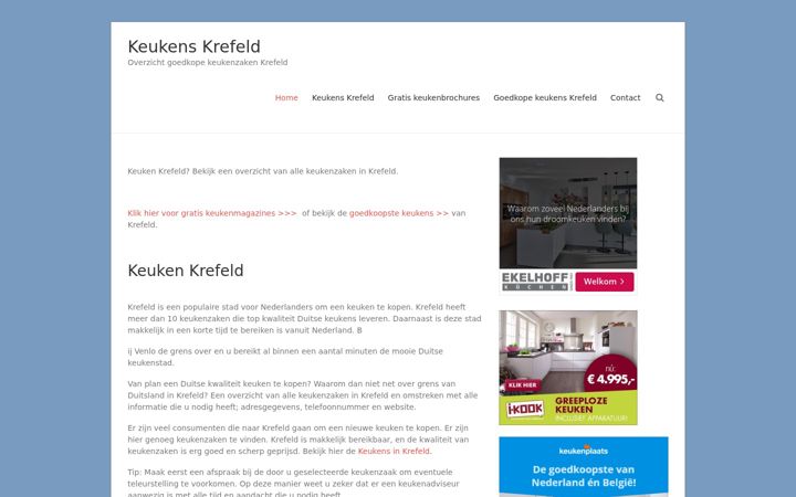 Screenshot of keukenskrefeld.nl