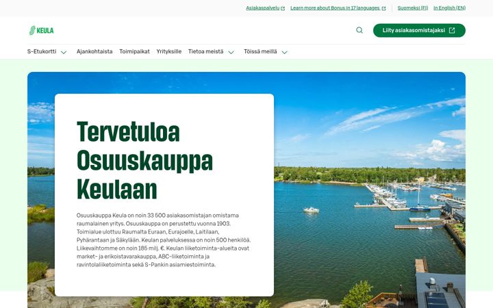 Zrzut ekranu keula.fi