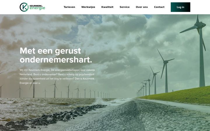 Screenshot of keurmerk-energie.nl