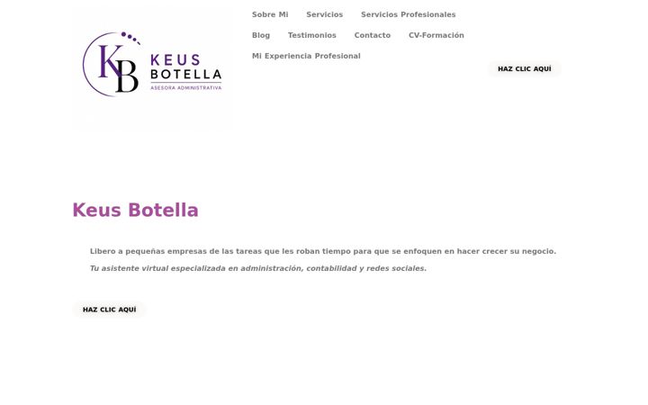 Screenshot of keusbotella.com