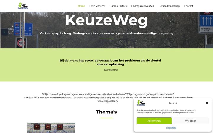 Screenshot of keuzeweg.nl