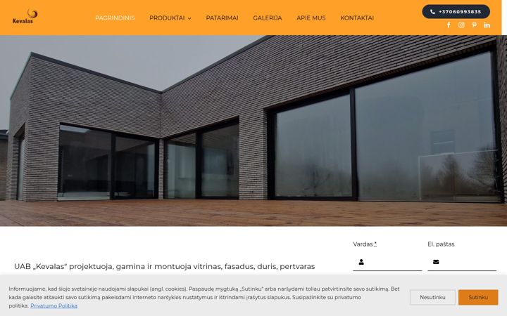 Screenshot of kevalas.lt