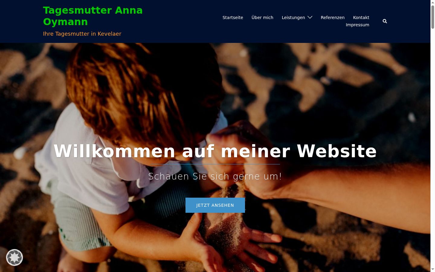 Screenshot des Einwilligungsbanners vor jeglicher Interaktion