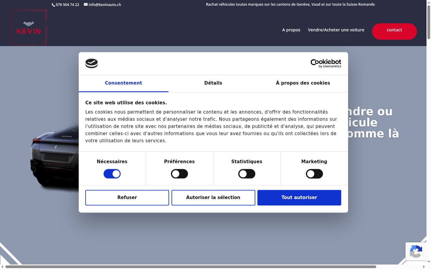 Sutikimo reklamjuostės, rodytos prieš bet kokią sąveiką, ekrano kopija