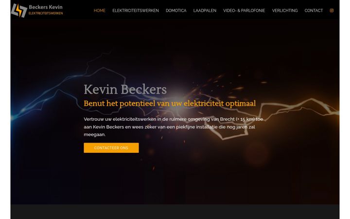 Screenshot of kevinbeckers.be