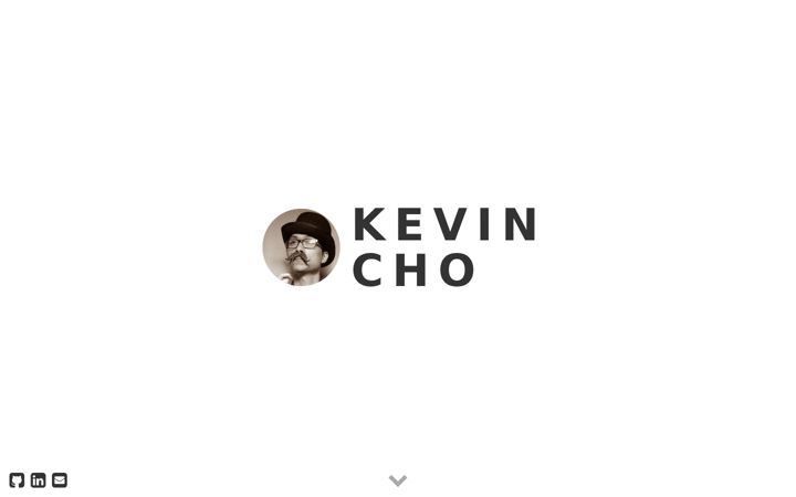 Screenshot of kevincho.ca