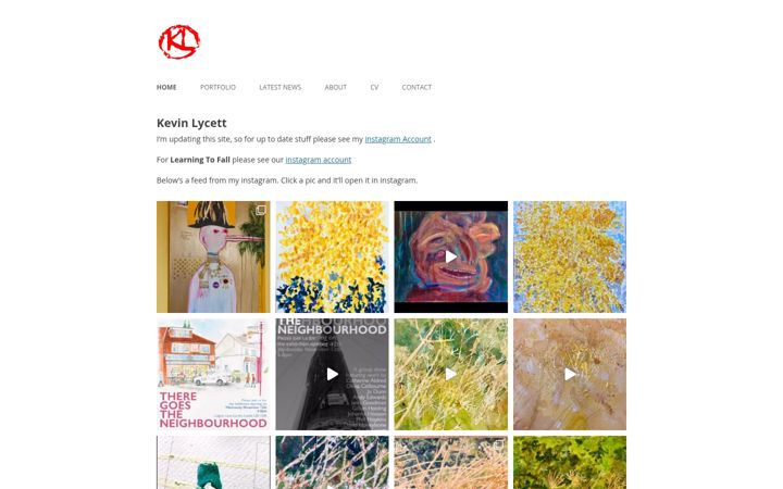 Screenshot of kevinlycett.co.uk