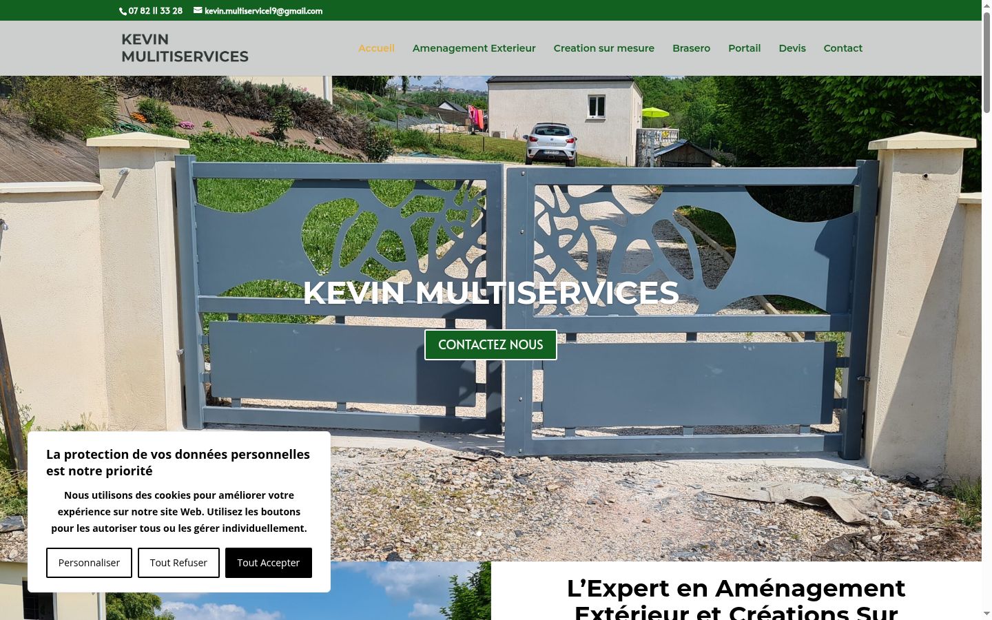Screenshot tal-banner tal-kunsens muri qabel kwalunkwe interazzjoni