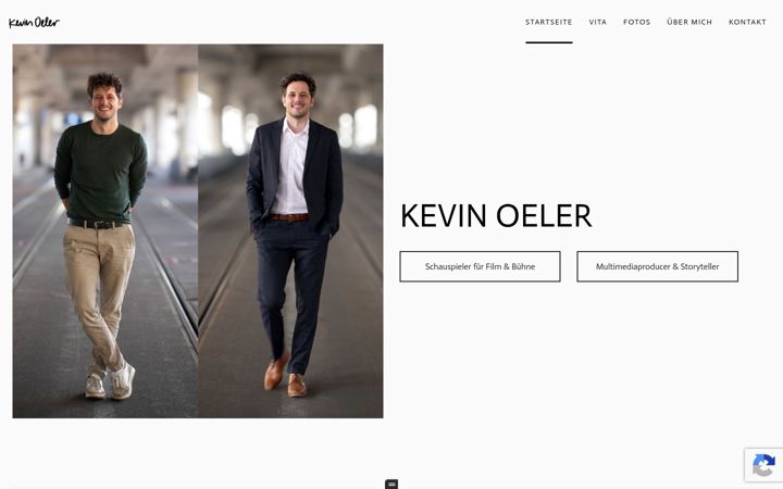 Screenshot of kevinoeler.ch
