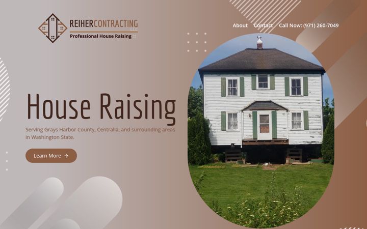 Screenshot of kevinraiseshouses.com