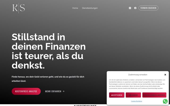 Screenshot of kevinschoener.de