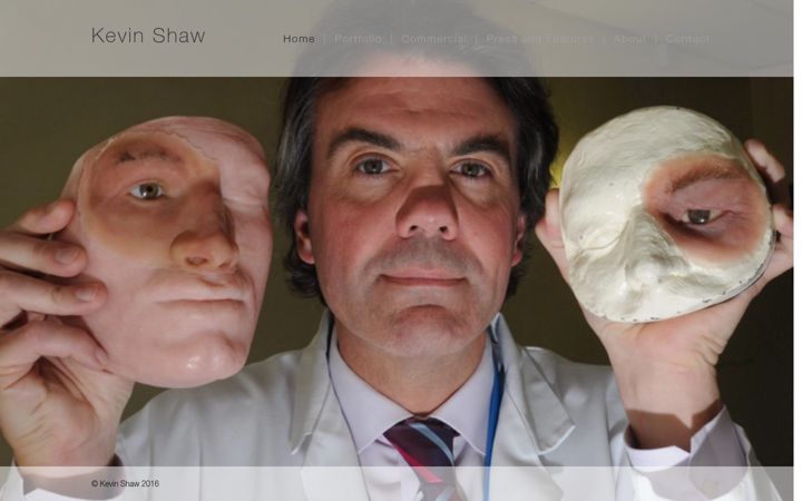 Screenshot of kevinshawphotography.com