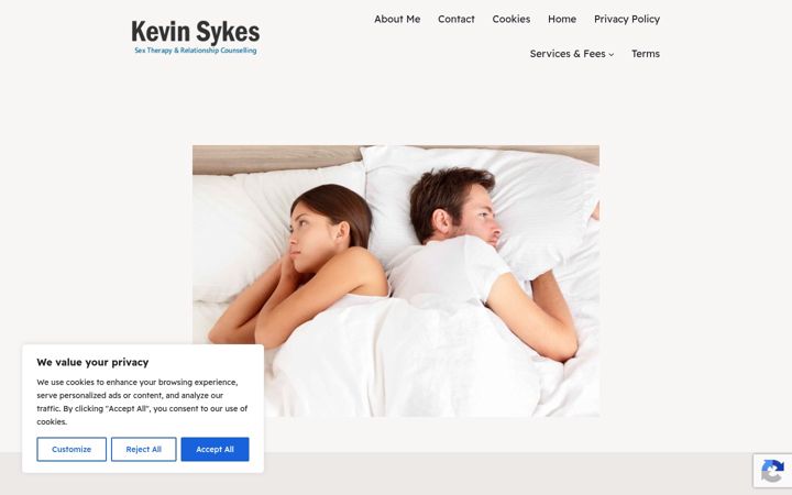 Screenshot of kevinsykes.co.uk